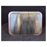 Lot of (2) Rectangular Coca-Cola Trays - Smaller Tray from The 1998 Coca-Cola Collector