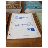 Lot of (5) 1985 Chevrolet Car / Truck Service Manuals