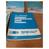 Lot of (7) 1981 Chevrolet Car / Truck Service Manuals