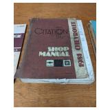 Lot of (7) 1981 Chevrolet Car / Truck Service Manuals