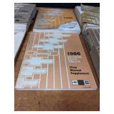 Lot of (13) 1986 Chevrolet Car / Truck Service Manuals
