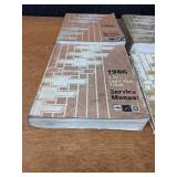 Lot of (13) 1986 Chevrolet Car / Truck Service Manuals