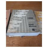 Lot of (13) 1986 Chevrolet Car / Truck Service Manuals