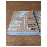 Lot of (13) 1986 Chevrolet Car / Truck Service Manuals