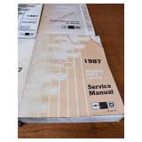 Lot of (12) 1987 Chevrolet Car / Truck Service Manuals