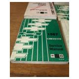 Lot of (12) 1987 Chevrolet Car / Truck Service Manuals