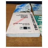 Lot of (12) 1987 Chevrolet Car / Truck Service Manuals