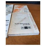 Lot of (12) 1987 Chevrolet Car / Truck Service Manuals