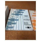 Lot of (12) 1987 Chevrolet Car / Truck Service Manuals