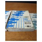 Lot of (12) 1987 Chevrolet Car / Truck Service Manuals