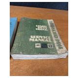 Lot of (6) 1980 Chevrolet Car / Truck Service Manuals