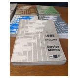 Lot of (10) 1988 Chevrolet Car / Truck Service Manuals