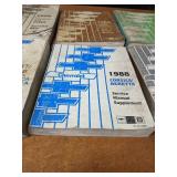 Lot of (10) 1988 Chevrolet Car / Truck Service Manuals