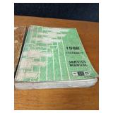 Lot of (10) 1988 Chevrolet Car / Truck Service Manuals