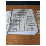 Lot of (10) 1988 Chevrolet Car / Truck Service Manuals