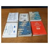 Lot of (6) 1989 Chevrolet Celebrity, Cavalier, Corsica, Beretta, Caprice Service Manuals