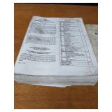 Lot of (6) 1989 Chevrolet Celebrity, Cavalier, Corsica, Beretta, Caprice Service Manuals