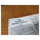 Lot of (6) 1989 Chevrolet Celebrity, Cavalier, Corsica, Beretta, Caprice Service Manuals