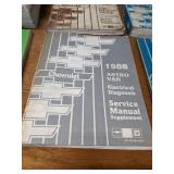 Lot of (10) 1988 Chevrolet Car / Truck Service Manuals