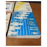 Lot of (10) 1988 Chevrolet Car / Truck Service Manuals