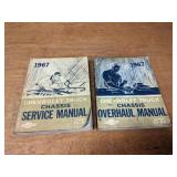 Lot of (2) 1967 Chevrolet Series 10-60 Truck Overhaul and Service Manuals