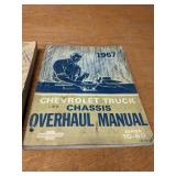 Lot of (2) 1967 Chevrolet Series 10-60 Truck Overhaul and Service Manuals