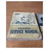 Lot of (2) 1967 Chevrolet Series 10-60 Truck Overhaul and Service Manuals