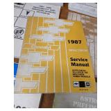 Lot of (10) 1987 / 1988 Chevrolet Car / Truck Manuals