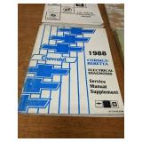 Lot of (10) 1987 / 1988 Chevrolet Car / Truck Manuals