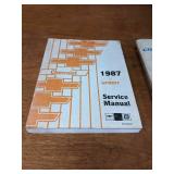 Lot of (10) 1987 / 1988 Chevrolet Car / Truck Manuals