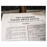 Lot of (7) 1985 Oldsmobile Service Manuals