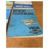 Lot of (10) 1970 to 1975 Chevrolet Car / Truck Service Manuals