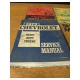 Lot of (10) 1970 to 1975 Chevrolet Car / Truck Service Manuals