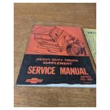 Lot of (10) 1970 to 1975 Chevrolet Car / Truck Service Manuals