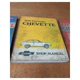 Lot of (8) 1976 & 1977 Chevrolet Car / Truck Service Manuals
