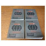 Lot of (4) 1989 Geo Service Manuals