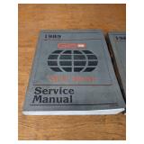 Lot of (4) 1989 Geo Service Manuals