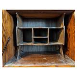 Antique Solid Wood Secretary Cabinet