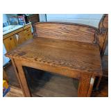 Antique Solid Wood Secretary Cabinet