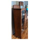 Antique Solid Wood Secretary Cabinet