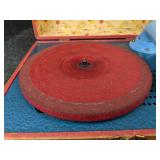 Vintage "Cowboy" Turntable and Tin Box