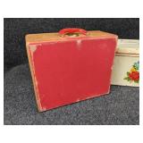 Vintage "Cowboy" Turntable and Tin Box