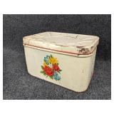 Vintage "Cowboy" Turntable and Tin Box