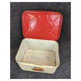 Vintage "Cowboy" Turntable and Tin Box