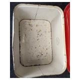 Vintage "Cowboy" Turntable and Tin Box