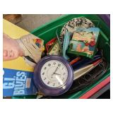 Pallet lot of Miscellaneous - BAGGO Beanbag Toss Game with Beanbags, Elvis G.I. Blues Record, Clocks, and More!