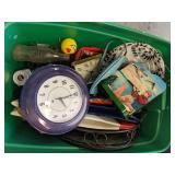 Pallet lot of Miscellaneous - BAGGO Beanbag Toss Game with Beanbags, Elvis G.I. Blues Record, Clocks, and More!