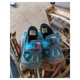 Pallet lot of Miscellaneous - Size 13 Nike Shoes, Electric Car Racetrack, Automotive Emergency Kit, Large Roll of Plastic Sheeting, Windshield Wipers (24", 26", and 28"), Misc. Tools, and More!