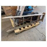 Pallet lot of Miscellaneous - Size 13 Nike Shoes, Electric Car Racetrack, Automotive Emergency Kit, Large Roll of Plastic Sheeting, Windshield Wipers (24", 26", and 28"), Misc. Tools, and More!