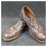 Antique Golf Shoes - Complete with Steel Cleats!